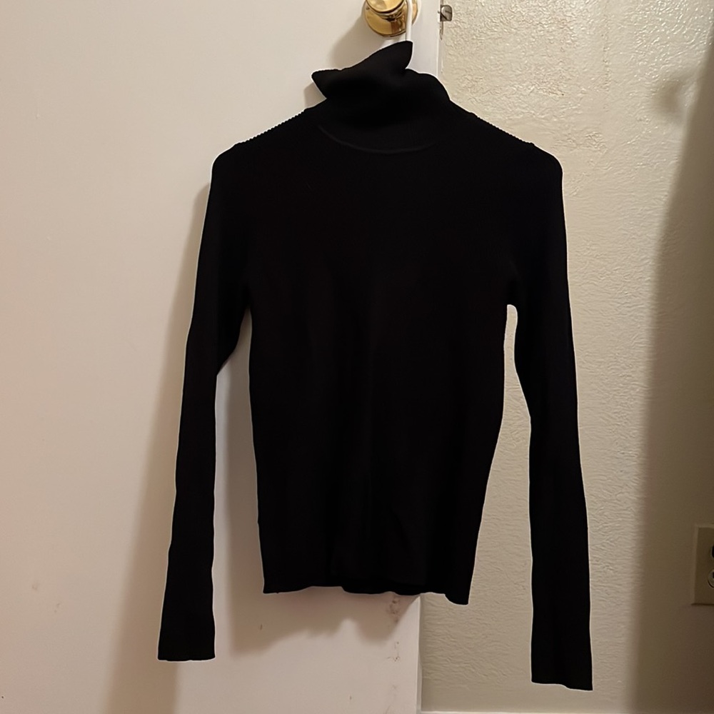 Zara black turtleneck.